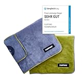 FLUFFINO Hundehandtuch 2er Set - 90x50cm - extrem saugfähig und weich | Waschbar bei...