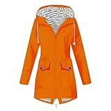 yiouyisheng Regenjacke Damen Wasserdicht Outdoorjacke mit Kapuze Übergangsjacke...