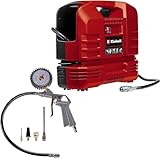 Einhell Kompressor TC-AC 190 OF Set (1100 W., max. 8 bar, 190 l/min Ansaugleistung,...