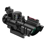 Feyachi Zielfernrohr 4x32mm Leuchtpunktvisier Rot-Grün-Blau Illuminated Airsoft Red Dot...
