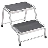 BERGER Wohnwagen Trittstufe aus Stahl | Bequeme Tritthöhe von 20 cm & 38 cm |...