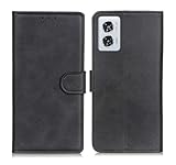 GOKEN Leder Folio Hülle für Motorola Edge 50 Fusion, Lederhülle Brieftasche...