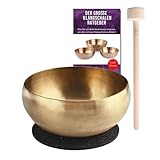 Peter Hess Therapieklangschale Kleine Herzschale (16 cm, 600 g) mit Filzschlägel und...