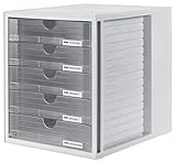 HAN Schubladenbox SYSTEMBOX mit 5 geschlossenen Schubladen, Schreibtisch oder im Schrank,...