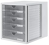 HAN Schubladenbox SYSTEMBOX mit 5 geschlossenen Schubladen, Schreibtisch oder im Schrank,...