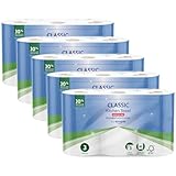 by Amazon Klassisch Küchenrolle, 3-lagig, Stark und Saugfähig, 15 Rollen (3...