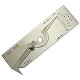 RIVERWELD V-WAC Einzelschweißlehre Schweißinspektionsgewindelehre Metrisch Edelstahl...