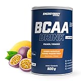 Energybody BCAA Pulver Mango-Maracuja 500g / BCAA Drink als Aminosäuren Pulver...