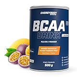 Energybody BCAA Pulver Mango-Maracuja 500g / BCAA Drink als Aminosäuren Pulver...