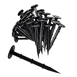 ZY-otu erdnägel für unkrautvlies,50 Stück Erdnägel 11cm Lang Bodenanker Erdspieß...