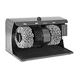 Bredeco BC-S-POL3 Schuhputzmaschine Schuhputzer (3 Bürsten, 120 W, 230 V, Stahl)
