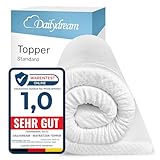 Dailydream viscoelastischer Matratzentopper “Model M“ mit Memory Foam Effekt,...