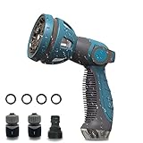 Garten Handbrause Hochdruck,Garten Spritzpistole,Gartenbrause Metall mit 10...