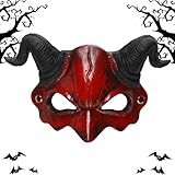 Gruselmaske, gruseliger Schrei-Kopfschmuck, Horror-Gesichtsmaske, für Erwachsene,...