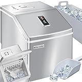 TecTake Profi Eiswürfelmaschine, Eiswürfelbereiter für klare Eiswürfel, Ice Cube...