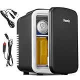 Reemix Mini-Kühlschrank, 4 Liter/6 Dosen, tragbarer Kühler und Wärmer...