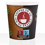 Coffee to go Espresso Becher aus Hartpapier 0,1l, 1000Stk, Pappbecher, Kaffeebecher to go