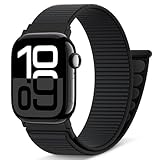AMSKY Nylon Sport Loop Band Kompatibel mit Apple Watch Armband 40mm 42mm 46mm 44mm 45mm...