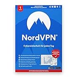 NordVPN Standard – 1-Monats-Abo VPN & Cybersicherheits-Software - Schadsoftware,...