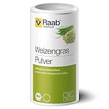 Raab Vitalfood® Bio Weizengras Pulver (140 g) - Bio-Weizengras aus Deutschland...