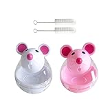 Grehge eeding Toys With 2 Pieces Cleaning Brushes, Cat Food Ball Dispenser, Cat...
