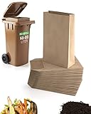 BIOGLÜCK® - 60 & 80 Liter Biomüllsäcke für die Biotonne [25 Stück] / Extra...