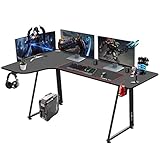 Dripex Gaming Tisch L-Form, eckschreibtisch 160cm, L-förmiger Gaming Schreibtisch,...