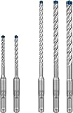 Bosch 5x EXPERT SDS plus-7X Hammerbohrer-Sets (für Weichgestein, Harter Stein,...