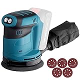 AMTOVL Exzenterschleifer Schleifmaschine Schleifgerät 3 Leistungsstufe mit 5PCS...