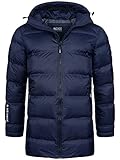 Indicode Herren Parkkish Winterparka mit Kapuze | Herrenjacke Herrenparka für...