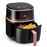 Klarstein Heißluftfriteuse, XL Air Fryer zum Frittieren, Friteuse mit...