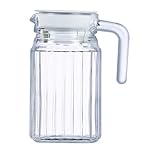 Luminarc ARC 75201 Quadro Krug, Kühlschrankkrug mit Deckel, 500ml, Glas, transparent, 1...