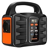 Tragbare Powerstation 99Wh,SBAOH 150W Solargenerator Akku mit AC/Auto...
