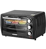 Steinborg® Mini Backofen 13 Liter Krümelblech Ober- und Unterhitze 1.200 Watt...