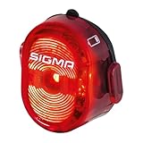 Sigma Sport LED Akku Fahrradbeleuchtung NUGGET II, 400 m Sichtbarkeit,...