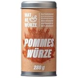 WAT NE WÜRZE Pommes frites Gewürz Salz, 280 g Profi Imbiss Freibad Pommessalz kann auch...