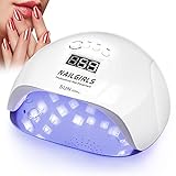 Nailgirls LED UV Lamp Nägel,150W Nail Lamp 4 Timer Auto Sensor LCD Display...