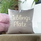 Quantum Interior by Maxland Wetterfeste Outdoor-Kissen mit Füllung und Reißverschluss -...