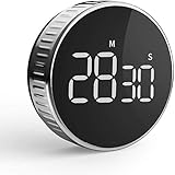Digitaler Küchentimer mit Magnethalterung, HOMMINI Küchenwecker...