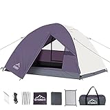 Gysrevi Camping Zelt Wurfzelt Kuppelzelte Wasserdicht Winddicht Dome Tent 2-3 Zelt...
