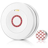 Rauchmelder, 10 Jahre Batterie Feuermelder, TÜV-Zertifiziert, Rauchwarnmelder...