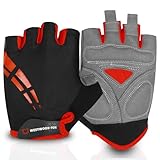 WESTWOOD FOX Fahrradhandschuhe für Herren und Damen, Halbfinger, Unisex,...