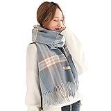 MIAOHAIYAN Schal Damen Kaschmir Kariert Schal Winterschal Tartan Schal Übergroßer...