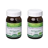 BioSpirulina tablets 400 mg, organic, Naturland 500 tabs set of 2 cans
