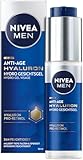 NIVEA MEN Anti-Age Hyaluron Hydro Gesichtsgel, erfrischende Gesichtspflege mit Hyaluron...
