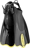 Cressi Palau Saf Fins - Einstellbare Kurze Flossen zum Schwimmen und...