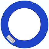 Baunsal® Trampolin Randabdeckung Ø 305 cm mit 25 cm breite in blau und 20 mm dick mit 4...