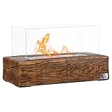 HOMCOM Tischkamin, Bio-Ethanol Kamin, 0,15 L Tischfeuer, tragbarer Indoor-Kamin mit...