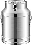 OWOHYG 201 Edelstahl-Milcheimer für den Bauernhof, Milchtransportkanne, Tragekrug,...