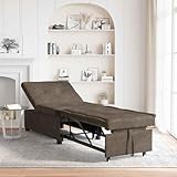 KTHLBRH Schlafsofa, dunkelgrau, 3-in-1, neigbar, mit Kunstleder und weichem Schaumstoff,...